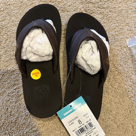 Reef Cushion Dawn Sandals in Brown - Picture 1 of 4